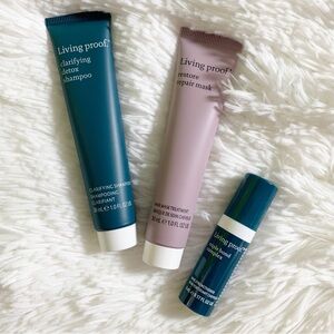 Living Proof Clarifying Detox Shampoo, Repair Mask & Triple Bond Complex Set